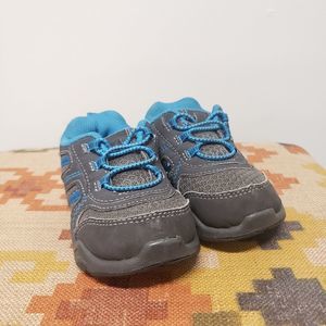 Carters Blue and Gray Bungee Sneakers Size 7